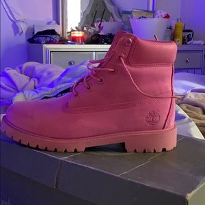 Pink timberlands